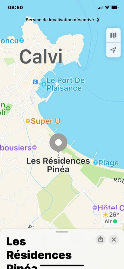 Duplex Calvi Direct Plage Εξωτερικό φωτογραφία
